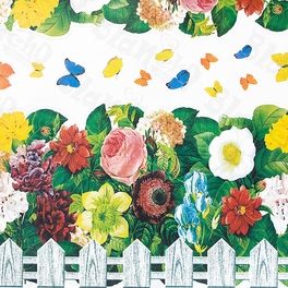 Blancho Bedding Flourish Fence - X-Large Wall Decals Stickers Appliques Home Decor