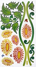 Blancho Bedding Flourish Pile - Wall Decals Stickers Appliques Home Decor
