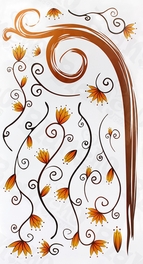 Blancho Bedding Flower Decor-4 - Wall Decals Stickers Appliques Home Decor