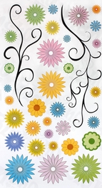 Blancho Bedding Flower Decor-5 - Wall Decals Stickers Appliques Home Decor
