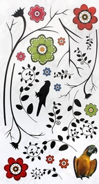 Blancho Bedding Flower Decor-6 - Wall Decals Stickers Appliques Home Decor