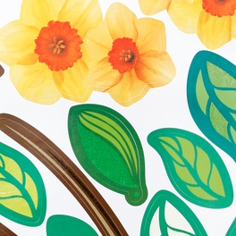 Blancho Bedding Flower & Leaf - Wall Decals Stickers Appliques Home Decor