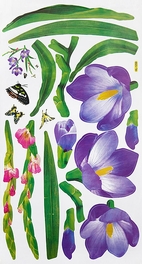 Blancho Bedding Flowering Garden - Wall Decals Stickers Appliques Home Decor