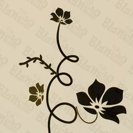 Blancho Bedding Flowers And Rattan - Wall Decals Stickers Appliques Home D¨¦cor