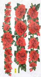 Blancho Bedding Flowers Fence - Wall Decals Stickers Appliques Home Decor