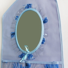 Blancho Bedding [Flowers Mirror] Blue/Wall Hanging/ Wall Organizers / Wall Baskets / Baskets (11*18)