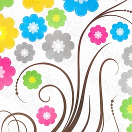 Blancho Bedding Flowing Tree - X-Large Wall Decals Stickers Appliques Home Decor