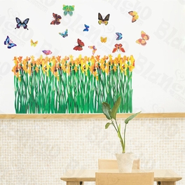 blancho bedding Flying Butterflies 3 - X-Large Wall Decals Stickers Appliques Home Decor