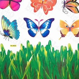 Blancho Bedding Flying Butterflies 5 - X-Large Wall Decals Stickers Appliques Home Decor