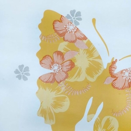 Blancho Bedding Flying Butterflies - Self-Adhesive Wallpaper Home Decor(Roll)