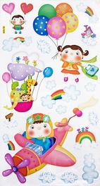 Blancho Bedding Flying Sky - Wall Decals Stickers Appliques Home Decor