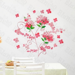 blancho bedding Folk Flowers - Large Wall Decals Stickers Appliques Home Decor