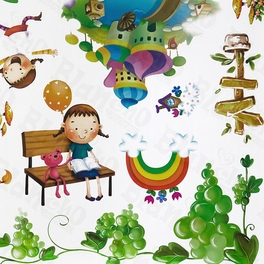Blancho Bedding Forest Friends - Wall Decals Stickers Appliques Home Decor