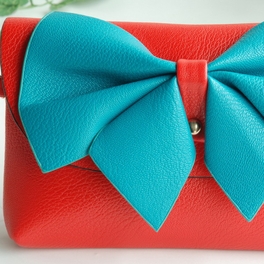 Blancho Bedding [Fresh Color] Colorful Leatherette Clutch Shoulder Bag Clutch Casual Purse