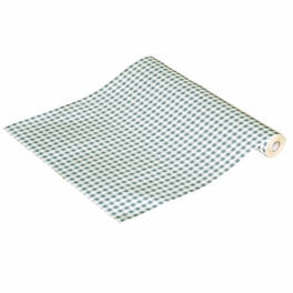 blancho bedding Fresh Mint Plaid - Self-Adhesive Wallpaper Home Decor(Roll)