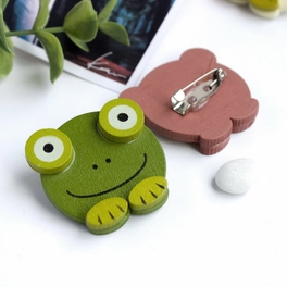 Blancho Bedding [Frog & Bear] - Brooch / Brooch Pin / Animal Pin Brooch