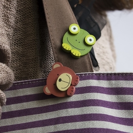 Blancho Bedding [Frog & Bear] - Brooch / Brooch Pin / Animal Pin Brooch
