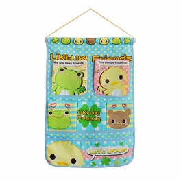 blancho bedding [Frog & Chicken] Blue/Wall Hanging/ Hanging Baskets / Wall Baskets / Baskets (14*19)