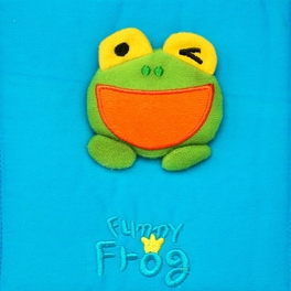 Blancho Bedding [Frog Prince] Embroidered Applique Kids HangBag / Drawstring Bag / Bucket Bag (9.8*11*3)