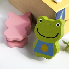 Blancho Bedding [Frog & Rabbit] - Card Holder / Wooden Clips / Wooden Clamps / Animal Clips