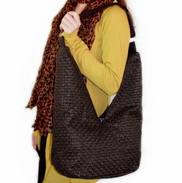 Blancho Bedding [Functional Demi]Coffee Satchel Hobo Handbag W/Shoulder Strap