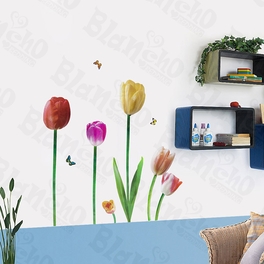 blancho bedding Garish Lotus - Wall Decals Stickers Appliques Home Decor