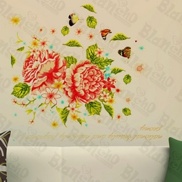 blancho bedding Geminate Flower - Wall Decals Stickers Appliques Home D¨¦cor