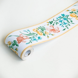 Blancho Bedding Gerbera - Self-Adhesive Wallpaper Borders Home Decor(Roll)