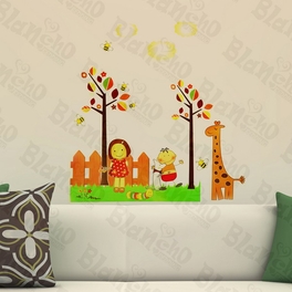 blancho bedding Giraffe And Bee - Wall Decals Stickers Appliques Home D¨¦cor