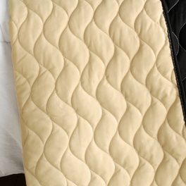 Blancho Bedding [Glass Island] 3PC Vermicelli-Quilted Patchwork Quilt Set (Full/Queen Size)