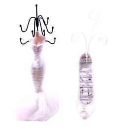 blancho bedding [Gloria] Jewelry Display Holder Stand Combo White