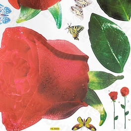 Blancho Bedding Glorious Rose 3 - X-Large Wall Decals Stickers Appliques Home Decor