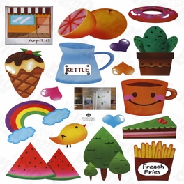 Blancho Bedding Go Picnic - Hemu Wall Decals Stickers Appliques Home Decor