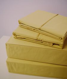blancho bedding Gold color 550 Thread count solid Egyptian King sheet set