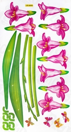 Blancho Bedding Gorgeous Flowers - Wall Decals Stickers Appliques Home Decor