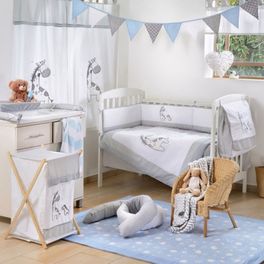 blancho bedding Gray Giraffe Crib Bedding Accessory - Diaper Bag / Nappy Bag