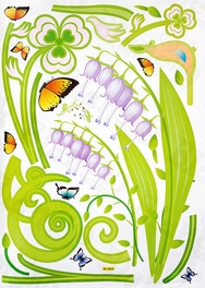 Blancho Bedding Green Branches - Large Wall Decals Stickers Appliques Home Decor