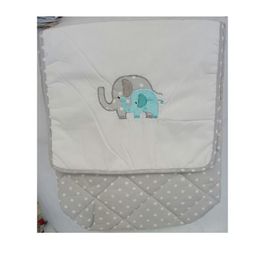 blancho bedding Green Elephant Crib Bedding Accessory - Diaper Bag / Nappy Bag