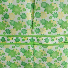Blancho Bedding [Green Flowers] Green/Wall Hanging/ Wall Organizers / Baskets / Hanging Baskets (13*24)