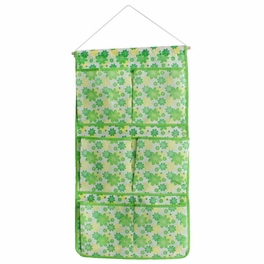 blancho bedding [Green Flowers] Green/Wall Hanging/ Wall Organizers / Baskets / Hanging Baskets (13*24)