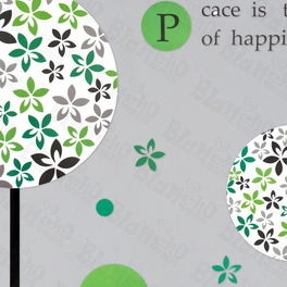 Blancho Bedding Green Germination - Large Wall Decals Stickers Appliques Home Decor