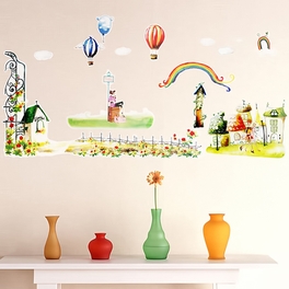 blancho bedding Green Land - Wall Decals Stickers Appliques Home Decor