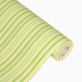 Blancho Bedding Green Stripe - Self-Adhesive Wallpaper Home Decor(Roll)