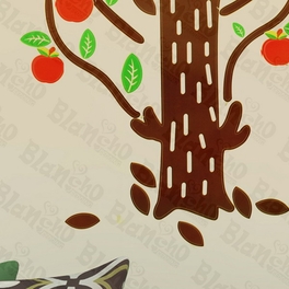 Blancho Bedding Happy Apple Tree - Wall Decals Stickers Appliques Home D¨¦cor
