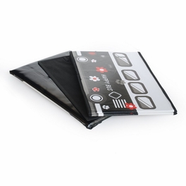 Blancho Bedding [Happy Bus - Black] Rectangle Foldable Faux Leather Storage Ottoman / Storage Boxes / Storage Seat