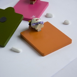 Blancho Bedding [Happy Cow] - Refrigerator Magnet Clip / Magnetic Clipboard