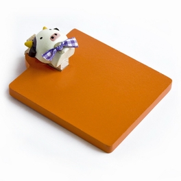 blancho bedding [Happy Cow] - Refrigerator Magnet clip / Magnetic Clipboard