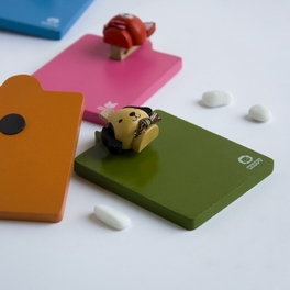 Blancho Bedding [Happy Dog] - Refrigerator Magnet Clip / Magnetic Clipboard