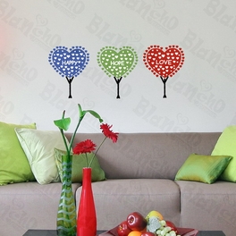 blancho bedding Happy Hope Love - Hemu Wall Decals Stickers Appliques Home Decor 12.6 BY 23.6 Inches