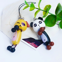 blancho bedding [Happy Panda & Dog] - Cell Phone Charm Strap / Camera Charm Strap / Handbags Charms